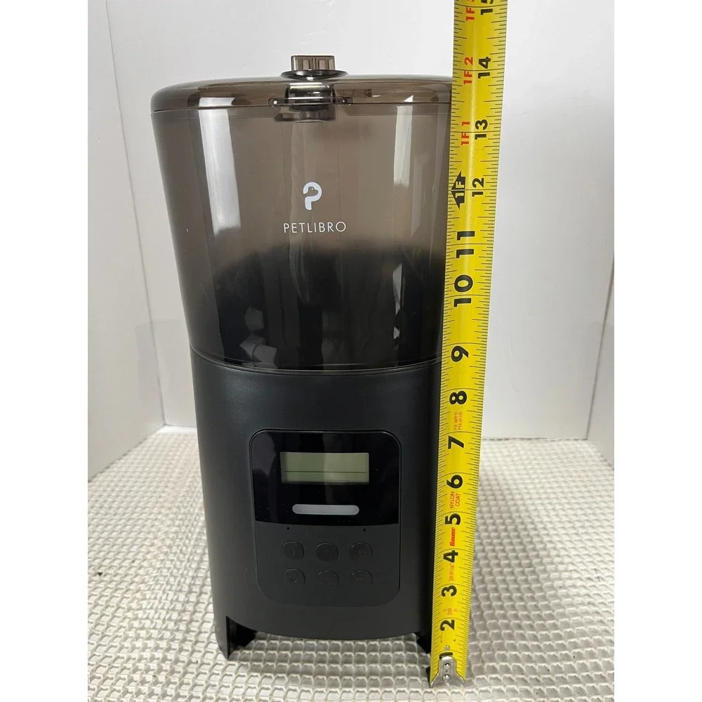 Petlibro Easy Feed 6L Automatic Pet Feeder Black LCDWiFi‎ Programmable